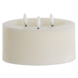 Vela LED Home ESPRIT Beige 15 x 15 x 7 cm (AA) Vela LED Home ESPRIT Beige 15 x 15 x 7 cm (AA)