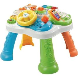 VTECH Mesa de Actividades Bilingüe 2 en 1 - Español e Inglés con Teléfono Extraíble y Teclado para Niños