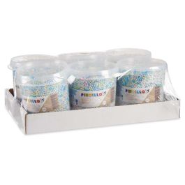 Bote de Bolas de Poliespan Multicolor Pincello 13.5x14x14.5 cm (6 Unidades) Bote de Bolas de Poliespan Multicolor Pincello 13.5x14x14.5 cm (6 Unidades)