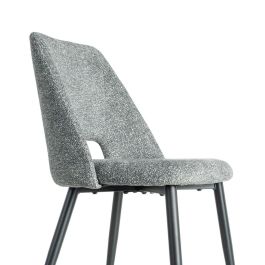 Silla Jaspeado Verde Tejido-Metal 50 X 57 X 81 cm