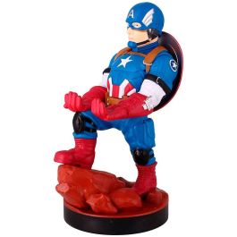 Cable Guy Soporte Capitán América Marvel 20cm para Mando de PS5, Xbox, iPhone y Móviles