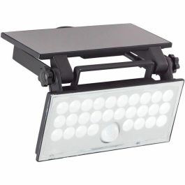 Brilliant Aplique de exterior LUTON BRI4004353437793 LED y Solar con Detector de Movimiento en Negro