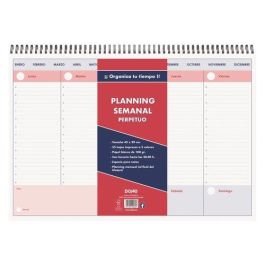 Agenda Dohe Planning Sobremesa Perpetuo Wire-O Tapa Dura A3 Apais. 420X297 S/V Precio: 12.79000008. SKU: B12LPNF229
