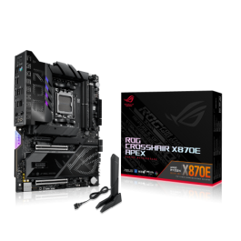 ASUS ROG CROSSHAIR X870E APEX Placa Base AMD X870E Socket AM5 ATX, Compatible con Ryzen 7000/8000/9000, DDR5, Wi-Fi 7 - 90MB1KR0-M0EAY0
