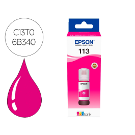 Epson Tinta Magenta Ecotank Botella 113 para Et-5850, Et-5800, Et-16650, Et-16600, Et-5880, Et-5170 (127ml) Precio: 14.58999971. SKU: S8405273