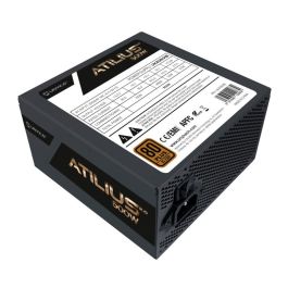 Unykach Fuente de Alimentación ATX 500W 80 PLUS Bronze, PFC Activo, Ventilador de 12cm, UK212501, PC Gaming, Negro