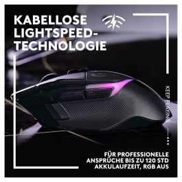 Logitech G502 X Plus Ratón Inalámbrico HERO 25K Negro