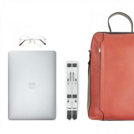 TooQ TQLRS0033-AL Soporte para Portátiles hasta 15" y Tablets Elevador Plegable Plata