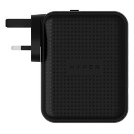HYPER HJ1001BKWWGL Cargador de Corriente Alterna para Móvil, Tableta, Portátil, Negro