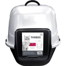 M Pets Arenero Cerrado Thebes para Gatos y Gatitos - 62x53x58 cm - Blanco y Negro Precio: 56.99278475. SKU: B13X757JLD