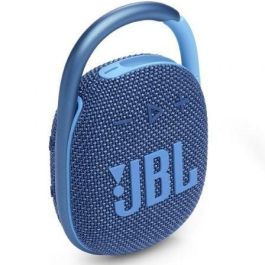JBL JBLCLIP4ECOBLU Altavoz Portátil Bluetooth Clip 4, 5W, Sonido Pro Original, Mosquetón Integrado, Resistente Agua/Polvo, 10 Horas, Azul