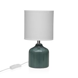 Lámpara Lyra Verde Versa 14x28 cm - Cerámica y Textil (2 Unidades)