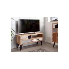 Mueble Tv Colonial DKD Home Decor Marron Negro 42 x 52 x 100 cm