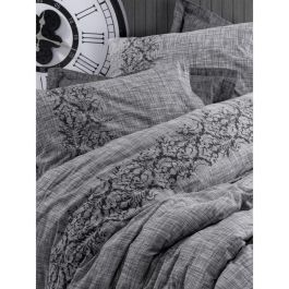 ASI8683743799718 Juego de Cama con 1 Funda Nórdica 220x240 cm y 2 Fundas Almohada 60x60 cm - 100% Algodón Gris ASI8683743799718 Juego de Cama con 1 Funda Nórdica 220x240 cm y 2 Fundas Almohada 60x60 cm - 100% Algodón Gris