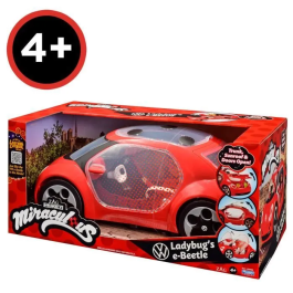 Bandai Coche Volkswagen e-Beetle de Miraculous Ladybug - BAN3701405815356