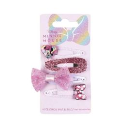 Accesorios pelo clips 4 piezas minnie 6.5 x 12.5 x 1.0 cm Accesorios pelo clips 4 piezas minnie 6.5 x 12.5 x 1.0 cm