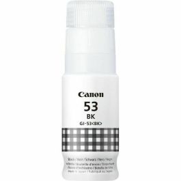 Canon GI-53Bk Botella de Tinta Negra 60 ml ChromaLife100 para PIXMA G650 G550