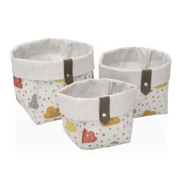 Cesta Versa Textil 10 x 10 x 10 cm 14 x 14 x 14 cm 12 x 12 x 12 cm
