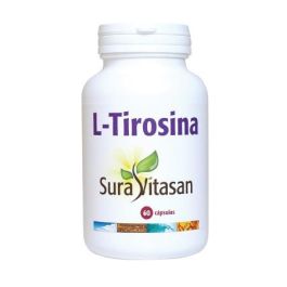 SURA VITASAN L-Tirosina 500 mg, aminoácido esencial para neurotransmisores, 60 cápsulas vegetales Precio: 25.4999998. SKU: B1EEXSPMHM