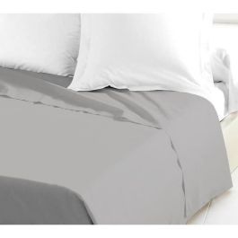 LOVELY HOME Sábana plana 100% algodón 180x290 cm gris claro LOVELY HOME Sábana plana 100% algodón 180x290 cm gris claro