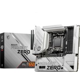 Placa MSI B650M Project Zero,Btf,Amd,Am5,B650,4Ddr5,256Gb,Hdmi+Dp,4Sata3/6G+2M.2,9Usb3.2,2.5Gb+Wifi6E+Bt5.3,Matx Placa MSI B650M Project Zero,Btf,Amd,Am5,B650,4Ddr5,256Gb,Hdmi+Dp,4Sata3/6G+2M.2,9Usb3.2,2.5Gb+Wifi6E+Bt5.3,Matx