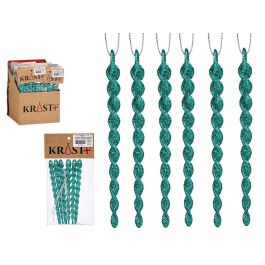 Adorno Árbol Navidad Estalactita Verde Menta Krist+ 10.5x21x1 cm (48 Unidades) Precio: 61.8899996. SKU: B12R6A3SA6