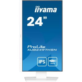 iiyama ProLite XUB2497HSN-W2 Pantalla para PC 24" Full HD IPS LED USB-C Dock RJ45 Blanco