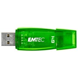 Memoria Usb Emtec Flash C410 64 grb 2.0 Verde