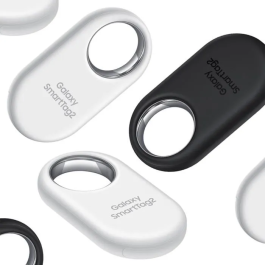 Samsung Galaxy SmartTag2 (4 Pack) Localizador Bluetooth, hasta 500 días de batería, IP67 resistente al agua, Búsqueda AR