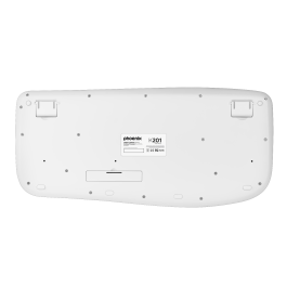 Phoenix Technologies Teclado Ergonómico Inalámbrico K201 2.4Ghz Plug & Play para Windows MacOS Linux