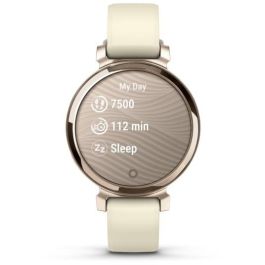 Garmin GAR0753759324711 Reloj Conectado Lily 2 - Caja Oro Crema, Correa Blanco Coco, 25,4 x 21,3 mm