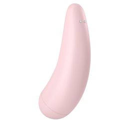 Satisfyer Curvy 2+ Estimulador Clitoriano Rosado con App y Bluetooth para Mujer