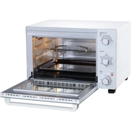 Continental Edison CEMF35W Mini Horno Eléctrico 35L Blanco 1500W Asador Circulación Natural