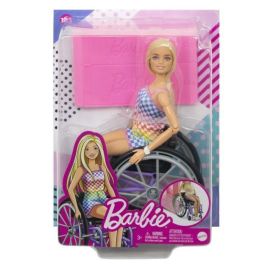 Barbie Muñeca rubia en silla de ruedas con 22 puntos de articulación para niños 3+ años