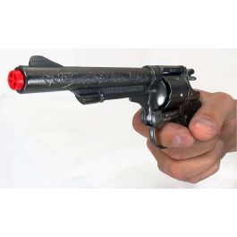 Revolver 8 tiros color plata 22x5x3,5 cm Revolver 8 tiros color plata 22x5x3,5 cm