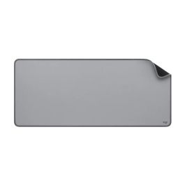 Logitech Alfombrilla Escritorio Studio Series Anti-Deslizante y Resistente a Derrames para PC/Ordenador, Cómoda, Gris Medio 700x300x2mm