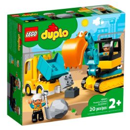 Lego 10931 Set de Construcción Duplo Camión y Excavadora con Orugas, Incluye 2 Figuras de Trabajadores para Niños +2 años Precio: 21.49999995. SKU: S7163156