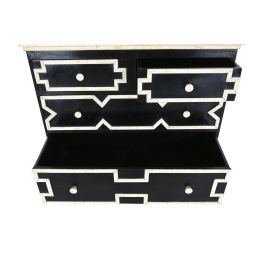 Cómoda Home ESPRIT Negro 111 x 51 x 99 cm