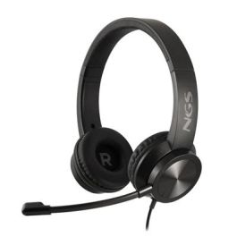 NGS MSX11PRO Auriculares estéreo supraurales con Micrófono ajustable, Jack 3.5mm, adaptador doble Jack para PC y control de volumen en cable - Negros Precio: 15.94999978. SKU: S0234130