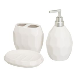 Set de Baño Blanco Cerámica 14 x 12 x 20 cm Precio: 12.68999963. SKU: B128GHW5YP