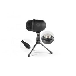 Krom Kimu Pro Negro Micrófono para PC con Sonido de Estudio, Fácil de Transportar, NXKROMKIMUPRO