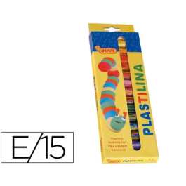 Jovi Plastilina Barra 15 gr Colores Surtidos Estuche 15 Unidades Precio: 3.50000002. SKU: B16A99HFMN