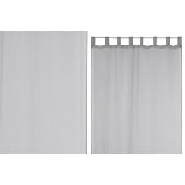 Visillo Urban DKD Home Decor Gris Claro 260 x 140 cm (2 Unidades) Precio: 22.49999961. SKU: B1AL9G329B