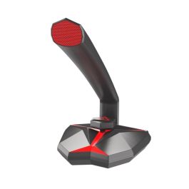 GENESIS Radium 200 Micrófono para PC Negro, Rojo Cardioide USB con Retroiluminación LED Precio: 16.50000044. SKU: S5604558