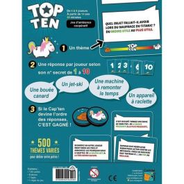 Asmodee Los diez mejores - Juego de mesa y fiesta. Responde temas, ordena respuestas y gana en equipo. Para diversión asombrosa. Asmodee Los diez mejores - Juego de mesa y fiesta. Responde temas, ordena respuestas y gana en equipo. Para diversión asombrosa.