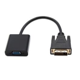 Nanocable 10.16.2008-BK Conversor DVI 24+1 Macho a VGA Hembra, Soporta 1080p, Alimentación Externa, 10 cm, Negro Precio: 10.78999955. SKU: B16P8WNK4D