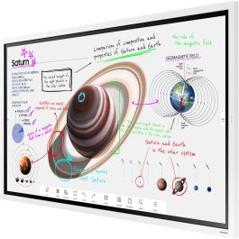 Samsung WM65B Flip Pro 65'' 4K UHD MultiTouch LCD con HDMI/DisplayPort/USB-C, Altavoces, Color Blanco/Gris