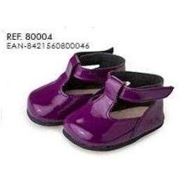 Berjuan 80004-22 Zapatitos Correa Lila para Muñecas, Accesorios de Juguete Infantil +3 Años