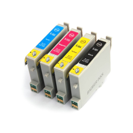 Dayma Cartucho Tinta Compatible Epson T0552 Cian para Stylus Photo R240, R245, RX420, RX425, RX520