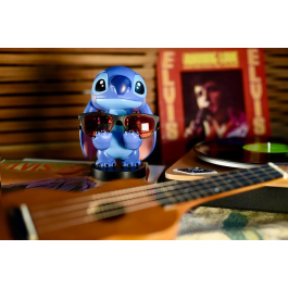 Cable Guy EXQUISITE GAMING Soporte Figura Stitch Disney 21cm para Mandos y Móviles
